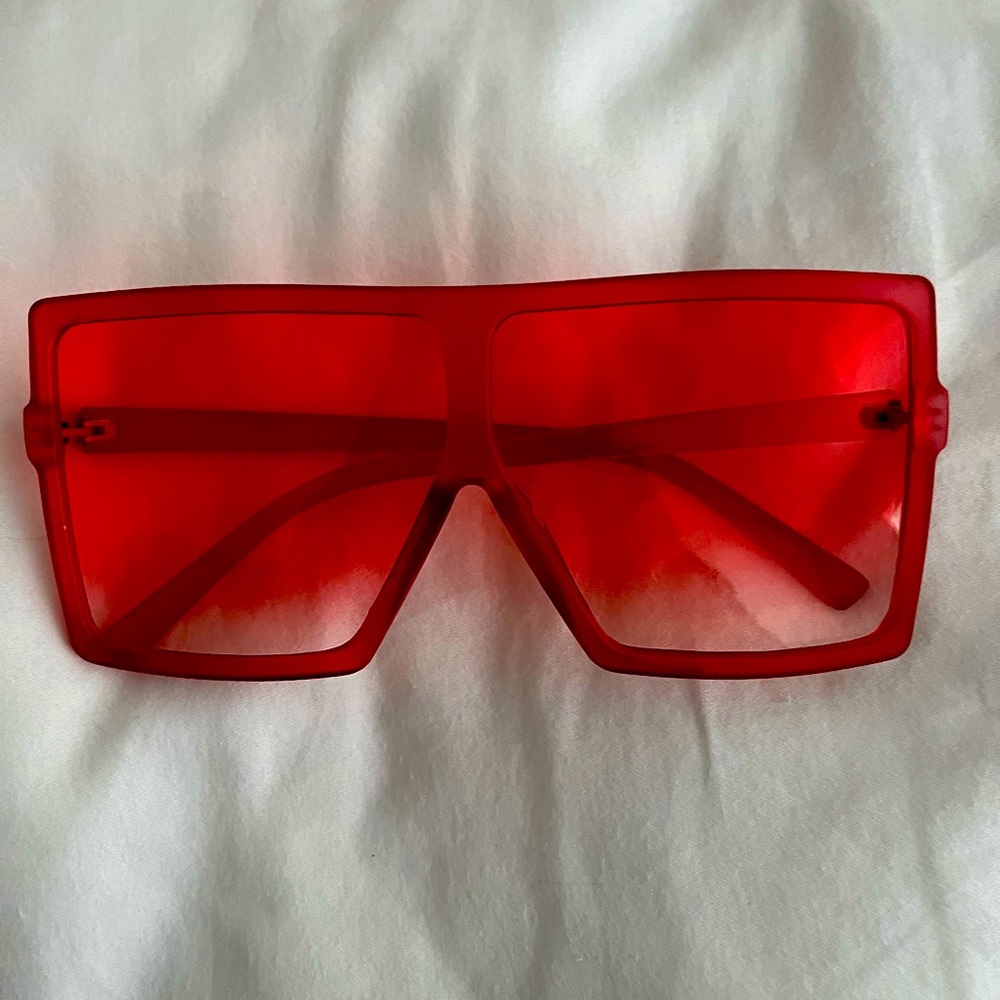 Red sunglasses - Very stylish